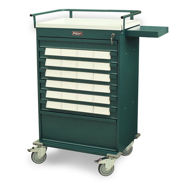 Harloff Value Med-Bin Cart with Key Lock, includes 24-each 5-inch Bins VLT24BIN5